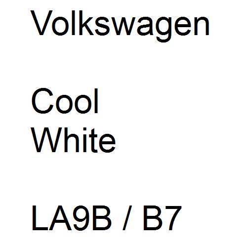 Volkswagen, Cool White, LA9B / B7.